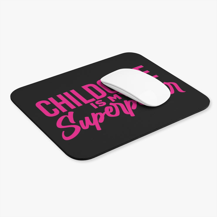 Childcare Is My Superpower Mouse Pad (Rectangle)